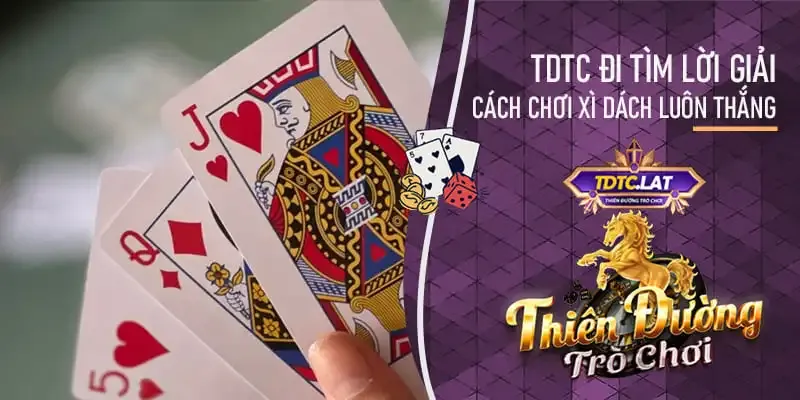 cách chơi xì dách luôn thắng từ tdtc - thiên đường trò chơi