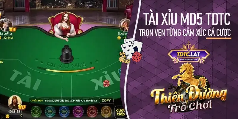 tài xỉu md5 tdtc - thiên đường trò chơi